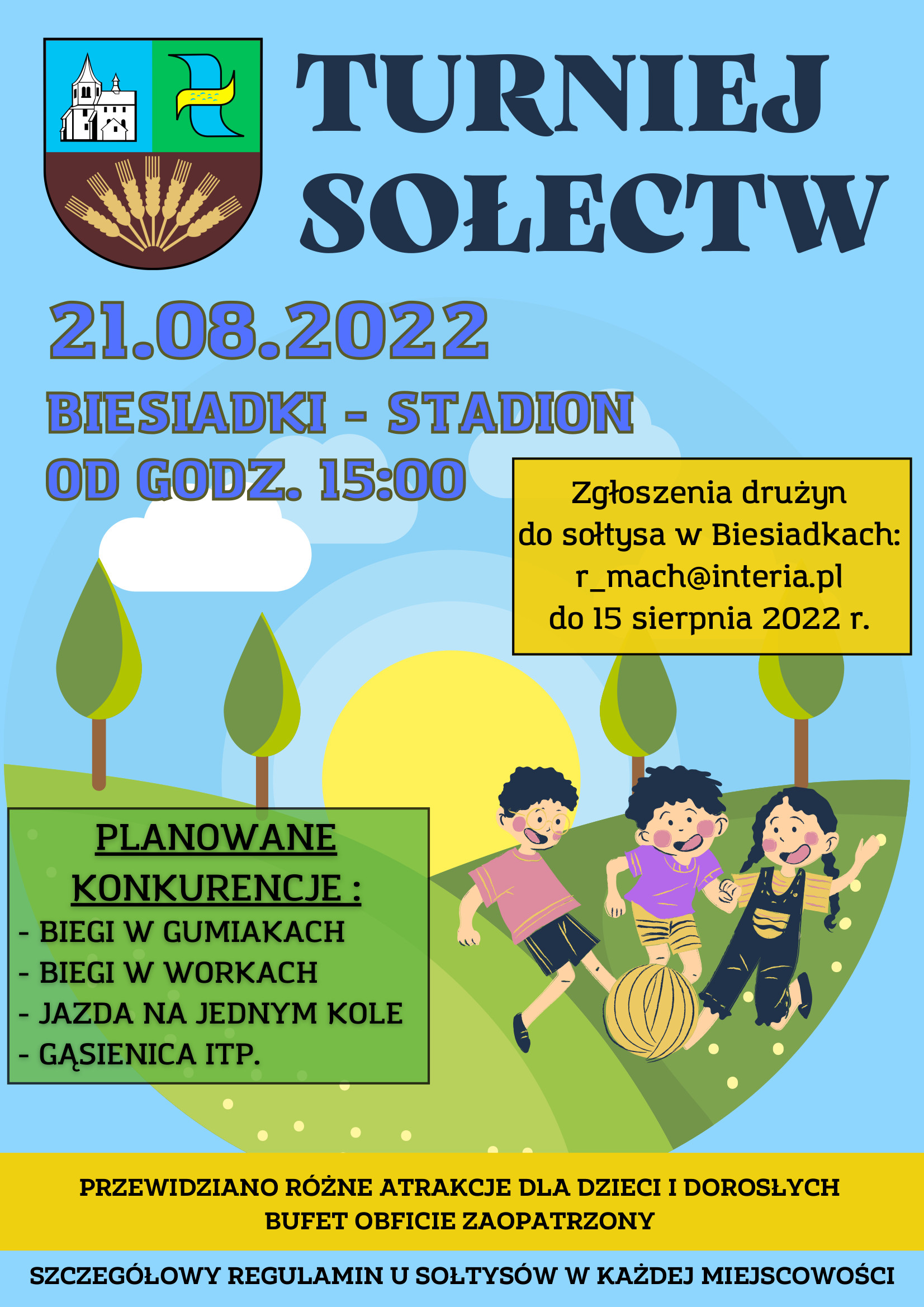 Plakat - Turniej Sołectw 2022