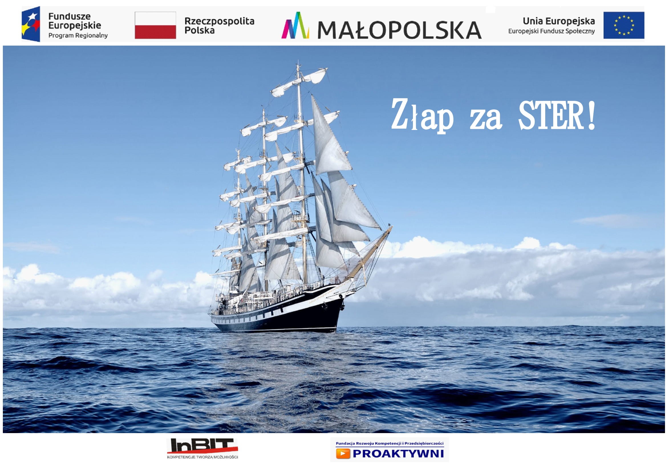 Projekt Złap za ster - plakat