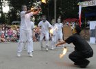 Dni Gminy Gnojnik - dzień II: Spektakl kuglarsko-taneczno-ogniowy, wręczenie Pucharu Wójta Gminy dla najlepszego LKSu i występ Krystyny Giżowskiej (fot. Janusz Legutko)